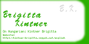 brigitta kintner business card